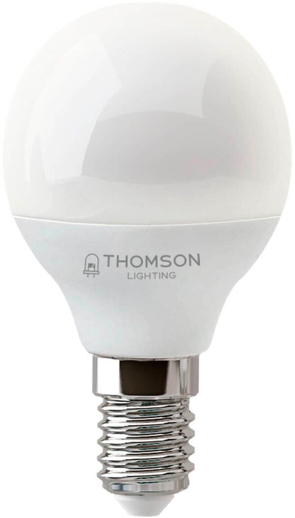 Лампа светодиодная Thomson TH-B2314 4Вт цок.:E14 шар 220B 6500K св.свеч.бел.хол. Globe (упак.:1шт)