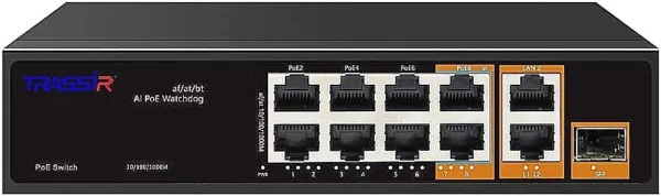 Коммутатор Trassir TR-NS13111S-120-8PoE