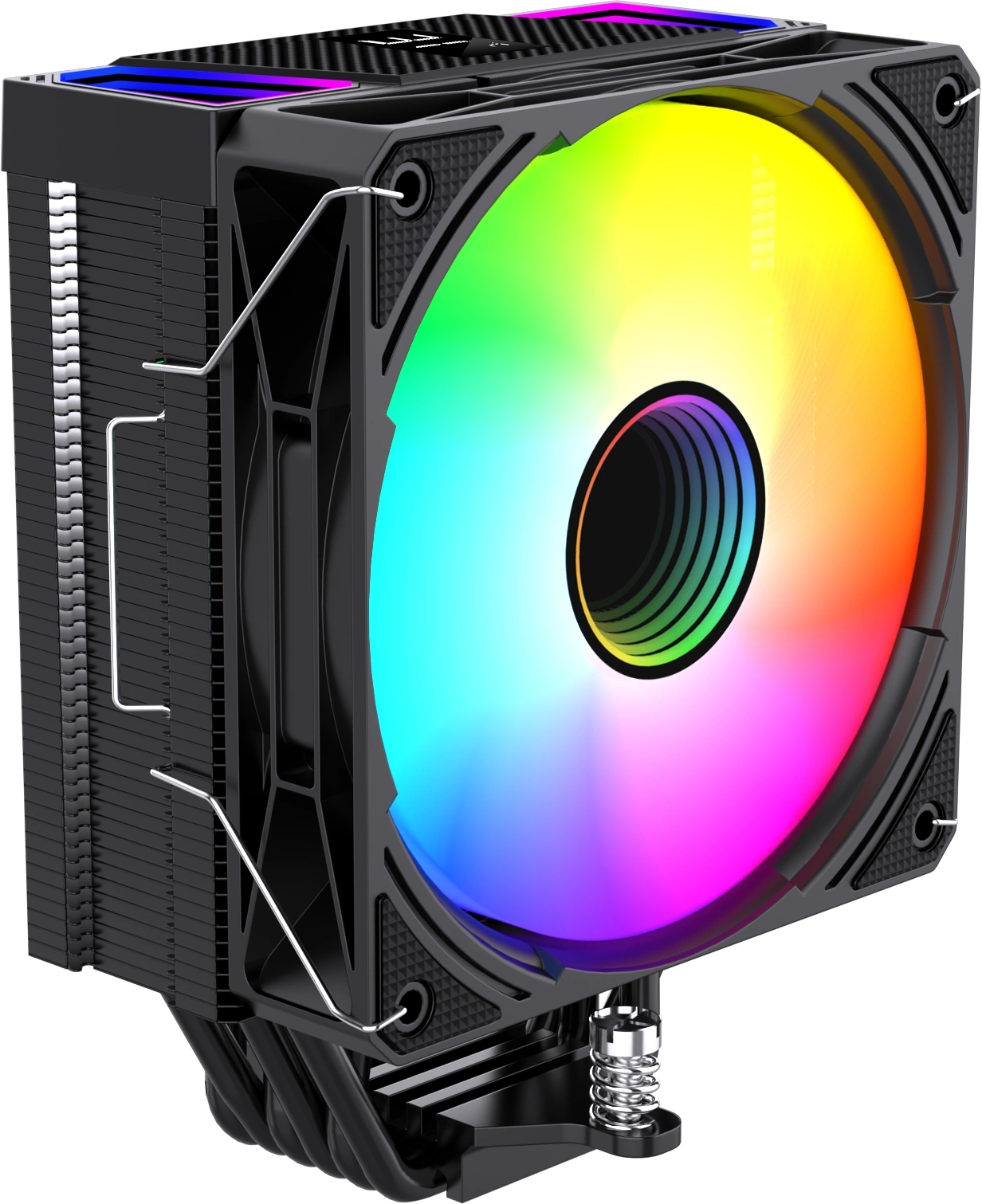 Устройство охлаждения(кулер) Bloody BD-AC220-ARGB1 ARGB Soc-AM5/AM4/1151/1200/2066/1700 черный 4-pin 14-26dB Al+Cu LCD 220W 596gr Ret (BD-AC220-ARGB1-BK)