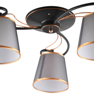 Люстра Hiper Nataly H055-3 потолоч. черный/золотистый