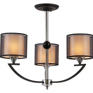 Люстра Hiper Andrea H025-3 потолоч. золотистый/хром