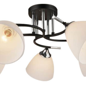 Люстра Hiper Vega H157-2 потолоч. черный/хром