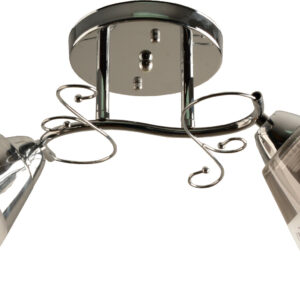 Люстра Hiper H203-2 потолоч. хром/белый