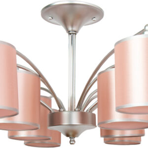 Люстра Hiper Peach H161-0 потолоч. розовый/серебристый