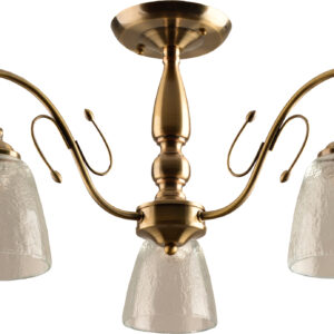 Люстра Hiper Trum H198-3 потолоч. бронза ант./белый