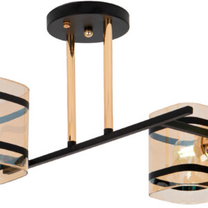 Люстра Hiper Shepard H213-4 потолоч. черный/прозрач.