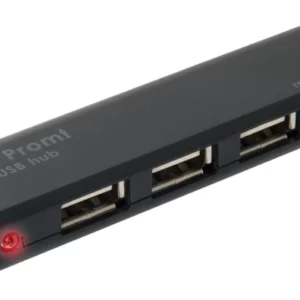 Разветвитель USB 2.0 Defender Quadro Promt 4порт. черный (83200)