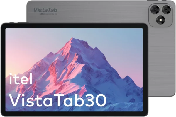 Планшет Itel VistaTab 30 SM-X816B T606 (1.6) 8C RAM4Gb ROM128Gb 10.95" IPS 1920x1200 4G 2Sim Android 14 серый 8Mpix 5Mpix BT WiFi microSD 512Gb 7000mAh