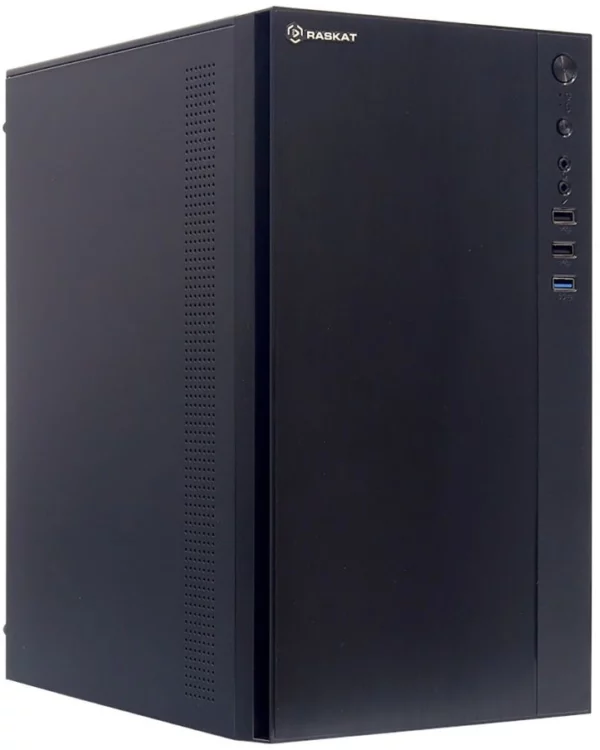 ПК Raskat Standart 300 MT i3 13100 (3.4) 8Gb SSD256Gb UHDG 730 без ОС GbitEth 500W черный (RUS) (STANDART300165606)