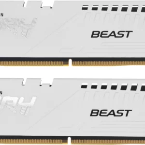 Память DDR5 2x16GB 6000MHz Kingston KF560C36BWE2K2-32 Fury Beast White Expo RTL Gaming PC5-48000 CL36 DIMM 288-pin 1.35В kit single rank с радиатором Ret