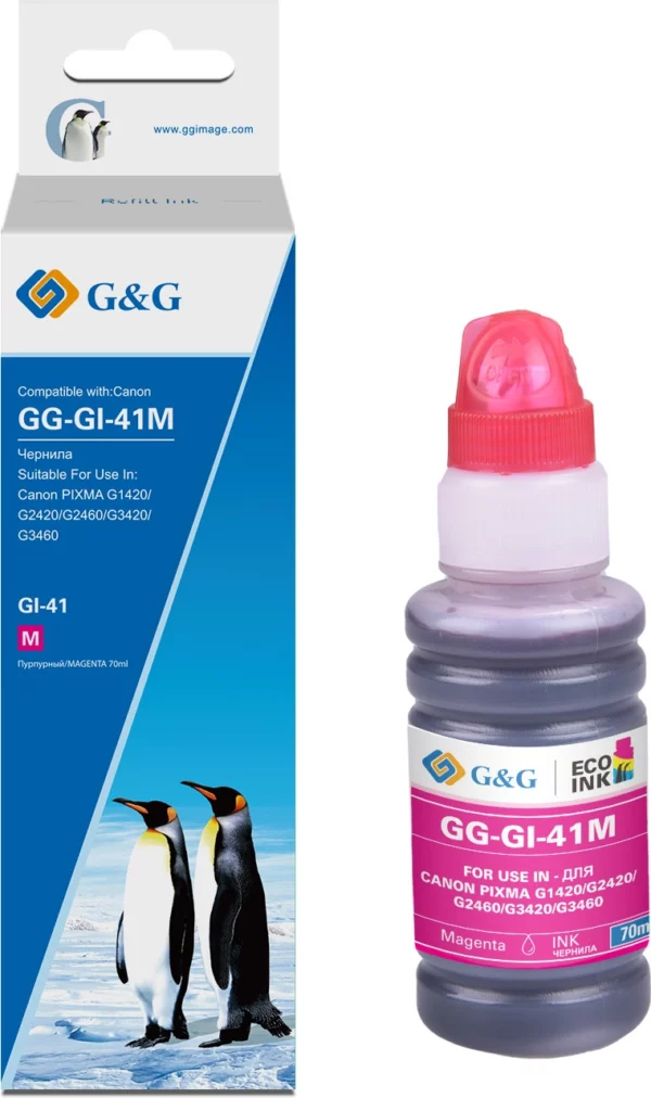 Чернила GG GG-GI-41M черный 140мл для Canon PIXMA G1420/G1430/G2420/G2430/G2460/G3420