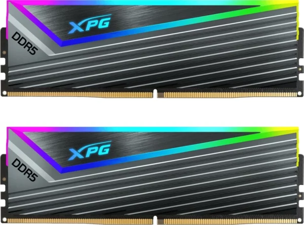 Память DDR5 2x16GB 6000MHz A-Data AX5U6000C3016G-DCCARGY XPG Caster RGB RGB RTL PC5-48000 CL30 DIMM 288-pin 1.35В kit single rank с радиатором Ret