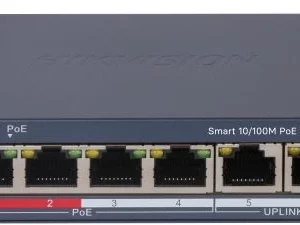 Коммутатор Hikvision DS-3E1106P-EI/M 4x100Мбит/с управляемый