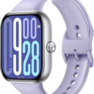 Смарт-часы Xiaomi Redmi Watch 5 2.07" AMOLED корп.серебристый рем.фиолетовый разм.брасл.:135-205мм (BHR9388GL)