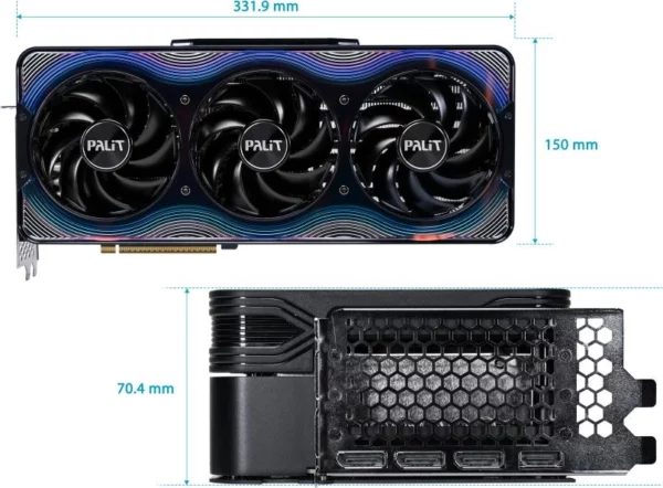Видеокарта Palit PCI-E RTX5090 GAMEROCK NVIDIA GeForce RTX 5090 32Gb 512bit GDDR7 2295/30000 HDMIx1 DPx3 HDCP Ret