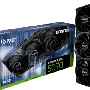 Видеокарта Palit PCI-E RTX5070 GAMINGPRO NVIDIA GeForce RTX 5070 12Gb 256bit GDDR7 2295/30000 HDMIx1 DPx3 HDCP Ret