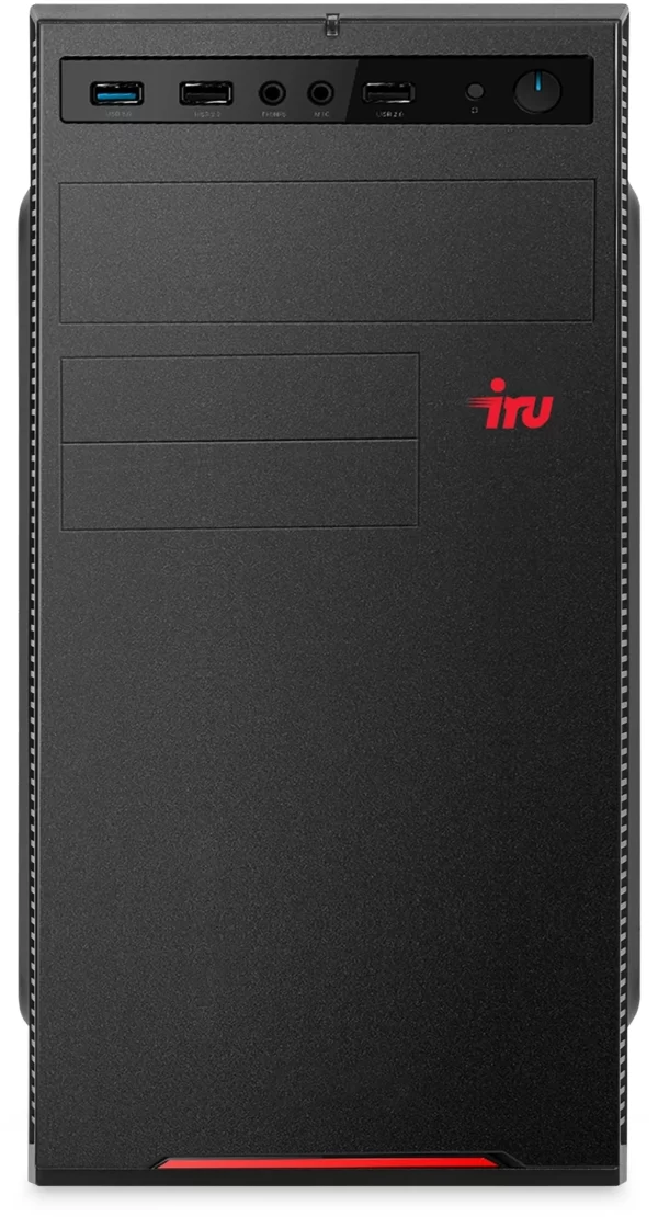 ПК IRU Home 310H6SE MT i5 12400 (2.5) 8Gb SSD256Gb UHDG 730 FreeDOS GbitEth 400W черный (2084550)