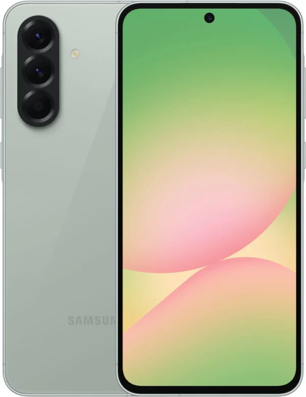 Смартфон Samsung SM-A566E Galaxy A56 5G 256Gb 8Gb зеленый моноблок 3G 4G 2Sim 6.7" 1080x2340 Android 15 50Mpix 802.11 a/b/g/n/ac/ax NFC GPS GSM900/1800 GSM1900 TouchSc Protect