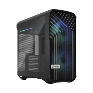 Корпус ПК без блока питания / Fractal FD-C-TOR1C-02 / Корпус ПК без блока питания/ Case Fractal Design Torrent Compact RGB TG Light Tint, Midi-Tower, 2x180mm RGB, 2xUSB-A 3.2 + 1xUSB 3.2 Type-C E-ATX, SSI-CEB, ATX, mATX, mITX Black