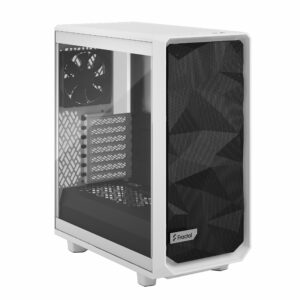Корпус ПК без блока питания / Fractal FD-C-MES2C-05 / Корпус ПК без блока питания/ Case Fractal Design Meshify 2 Compact TG Clear Tint, Midi-Tower, 2x140mm + 1x120mm, 2xUSB-A 3.2 + 1xUSB 3.2 Type-C ATX, mATX, mITX White