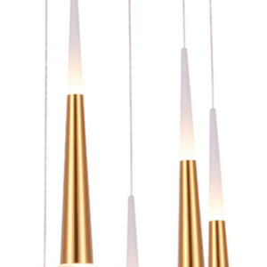 Светильник Hiper Cone H822-3 подвес. 3000K цв.св.:белый теплый белый/золотистый