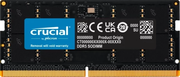 Память DDR5 32GB 4800MHz Crucial CT32G48C40S5 RTL PC5-38400 CL40 SO-DIMM 262-pin 1.1В dual rank Ret