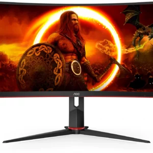 Монитор AOC 34" Gaming CU34G2XP/BK черный/красный VA LED 21:9 HDMI матовая HAS 400cd 178гр/178гр 3440x1440 180Hz FreeSync Premium DP FHD USB 8.1кг
