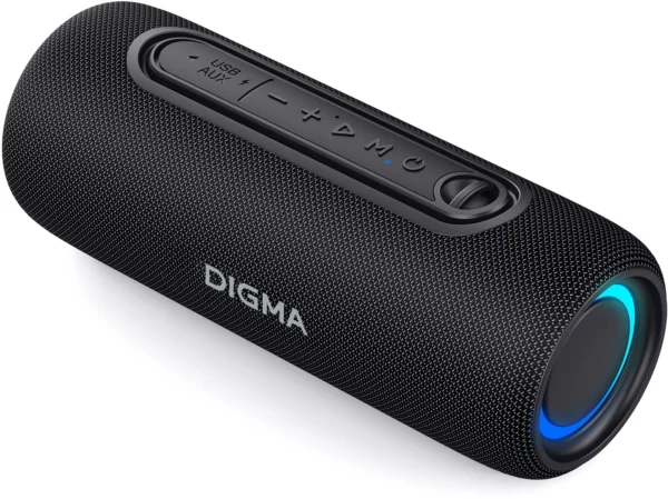 Колонка порт. Digma D-PS1524 черный 20W 2.0 BT 10м 2000mAh (PS1524B)