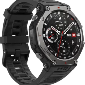 Смарт-часы Amazfit T-Rex 3 A2323 48.5мм 1.5" AMOLED корп.темно-серый рем.темно-серый разм.брасл.:145-210мм (1746721)