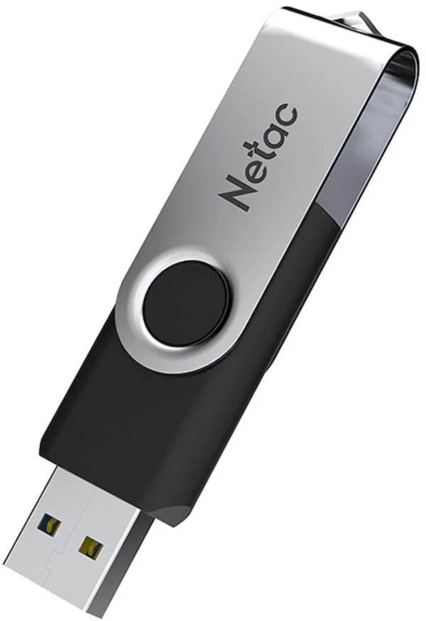 Флеш Диск Netac 8GB U505 NT03U505N-008G-20BK USB2.0 черный/серебристый