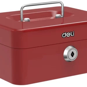 Ящик для денег Deli ET501 9x20x16 красный