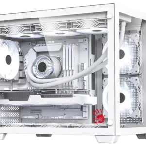 Корпус Bloody BD-CC108 белый без БП mATX 9x120mm 2xUSB3.0 audio bott PSU