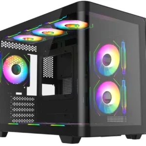 Корпус Bloody BD-CC112 черный без БП mATX 9x120mm 2xUSB3.0 audio bott PSU