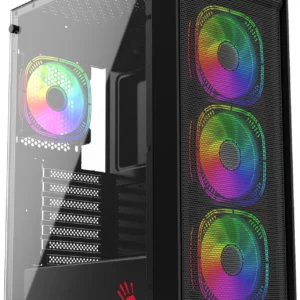 Корпус Bloody BD-CC114 черный без БП ATX 8x120mm 1xUSB2.0 1xUSB3.0 audio bott PSU