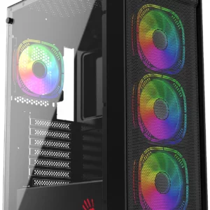 Корпус Bloody BD-CC114F черный без БП ATX 4x120mm 1xUSB2.0 1xUSB3.0 audio bott PSU