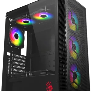 Корпус Bloody BD-CC115 черный без БП ATX 8x120mm 1xUSB2.0 1xUSB3.0 audio bott PSU