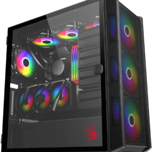 Корпус Bloody BD-CC119 черный без БП ATX 7x120mm 2xUSB3.0 audio bott PSU