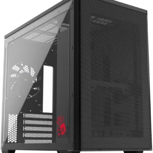Корпус Bloody BD-CC117F черный без БП mATX 5x120mm 1xUSB2.0 1xUSB3.0 audio bott PSU