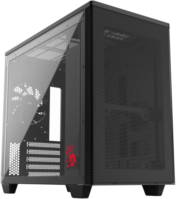 Корпус Bloody BD-CC117F черный без БП mATX 5x120mm 1xUSB2.0 1xUSB3.0 audio bott PSU