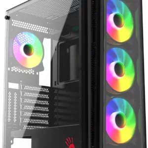 Корпус Bloody BD-CC120F черный без БП ATX 8x120mm 1xUSB2.0 1xUSB3.0 audio bott PSU