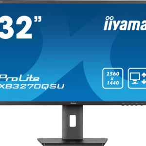 Монитор Iiyama 31.5" ProLite XB3270QSU-B1 черный IPS 3ms 16:9 HDMI M/M матовая HAS Piv 1200:1 250cd 178гр/178гр 2560x1440 100Hz DP 2K USB 8.6кг