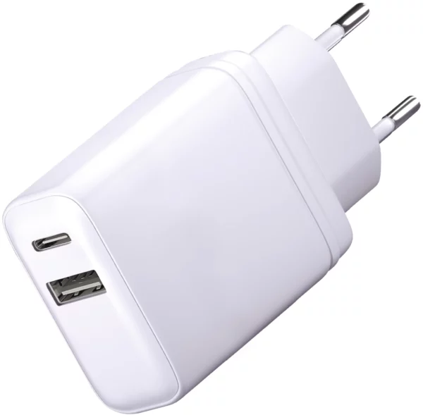 Сетевое зар./устр. BoraSCO 65W 3.25A+3A (PD+QC) USB/USB Type-C универсальное белый (52584)