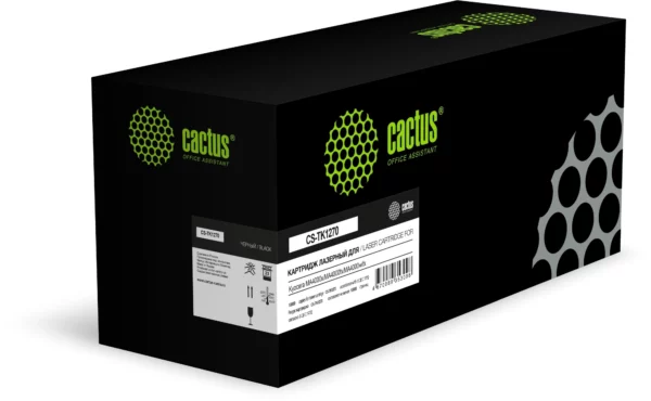 Картридж лазерный Cactus CS-TK1270 TK-1270 черный (10000стр.) для Kyocera MA4000x/MA4000fx/MA4000wifx с чипом