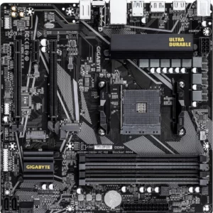 Материнская плата Gigabyte B550M DS3H AC R2 Soc-AM4 AMD B550 4xDDR4 mATX AC`97 8ch(7.1) GbLAN RAID+HDMI+DP
