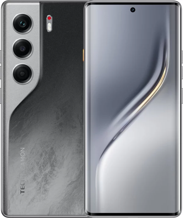 Смартфон Tecno Camon 40 Pro 256Gb 8Gb черный моноблок 3G 4G 6.78" Android 14 50Mpix 802.11 a/b/g/n/ac NFC GPS GSM900/1800 GSM1900 Protect