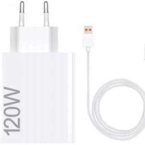 Сетевое зар./устр. Xiaomi 120W HyperCharge Combo (Type-A) EU 120W 6A (PD+QC) USB универсальное белый (BHR9462EU)