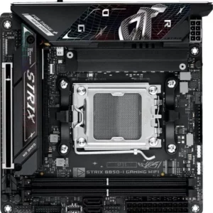 Материнская плата Asus ROG STRIX B850-I GAMING WIFI SocketAM5 AMD B850 2xDDR5 mini-ITX AC`97 8ch(7.1) 2.5Gg RAID+HDMI