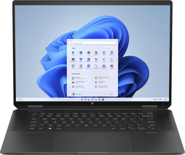 Ноутбук HP Spectre x360 16-aa0003ci Core Ultra 7 155H 16Gb SSD512Gb Intel Arc 16" OLED Touch WQXGA (2560x1600) Windows 11 Home black WiFi BT Cam (A74LREA)