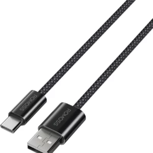 Кабель Romoss CB3038 1746960 ver2.0 USB (m)-USB Type-C (m) 1.2м черный