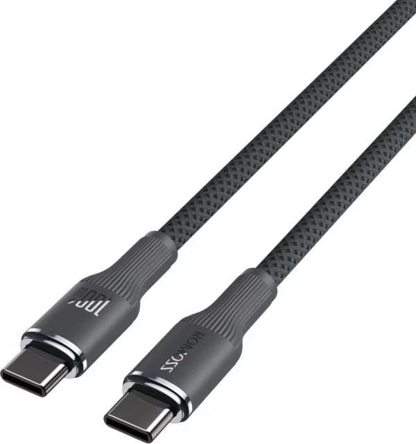 Кабель Romoss CB3224 1746964 USB Type-C (m)-USB Type-C (m) 1.2м серый